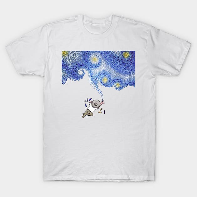 Part of Starry Night T-Shirt by hanon